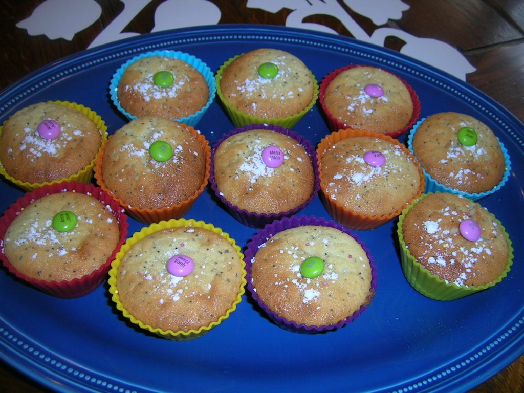 Muffins au citron et graines de pavot