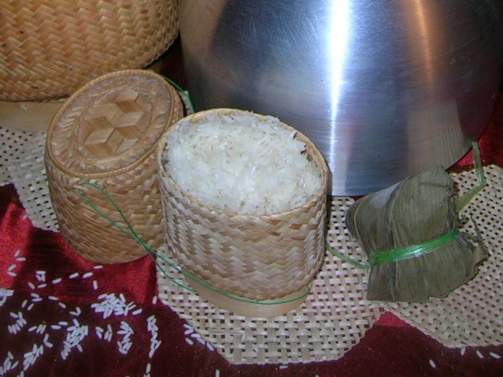 Riz gluant