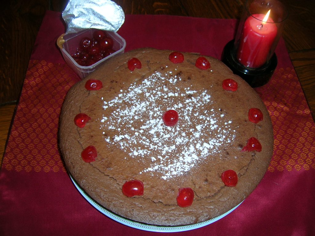 Gâteau chocolat et amandes